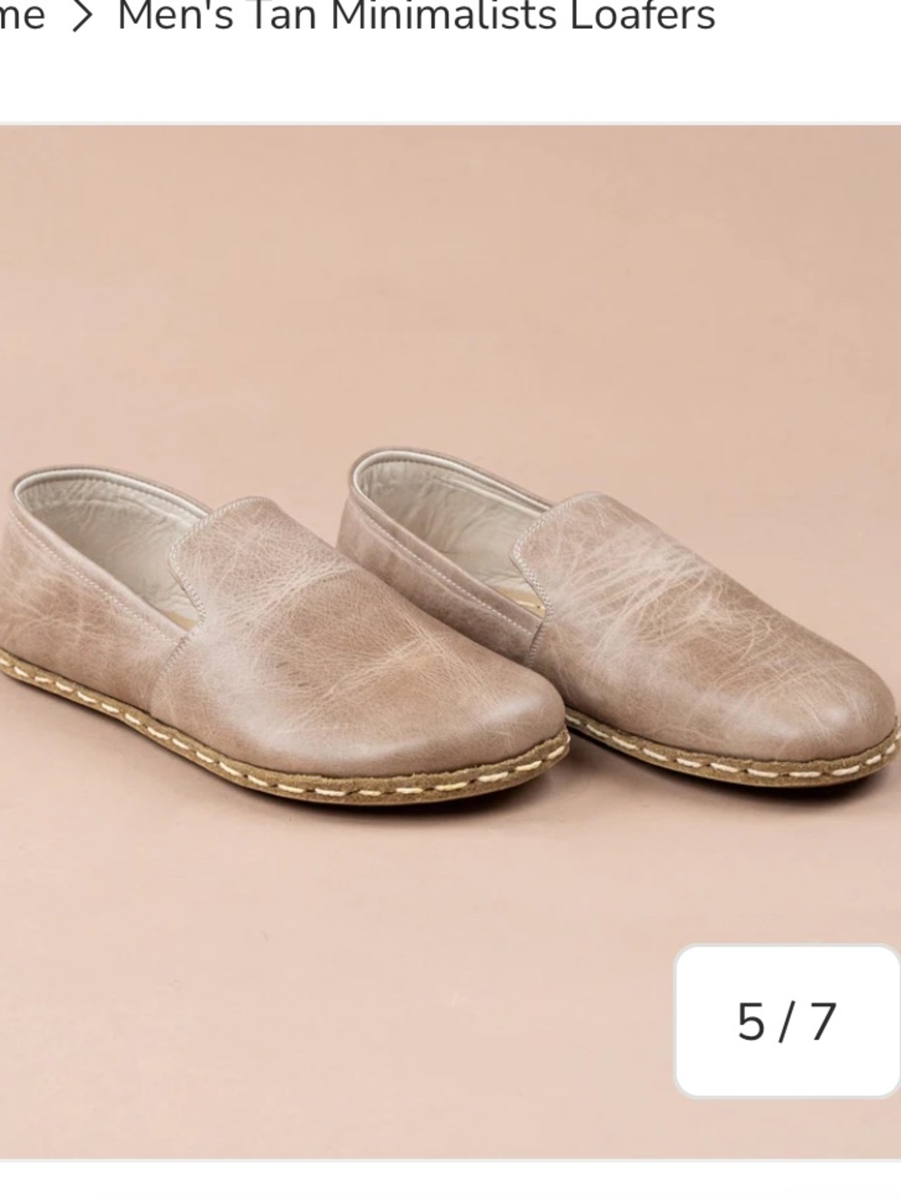 Men's Tan Minimalists
Loafers
